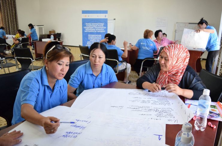 Прошел второй семинар «Ынтымактуу конуштар: продвижение социального и гендерного равенства для укрепления мира и согласия в жилых массивах»